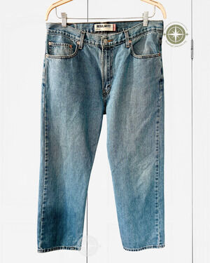 The REGULAR FIT Levi's 505 Straight Leg Denim Jeans